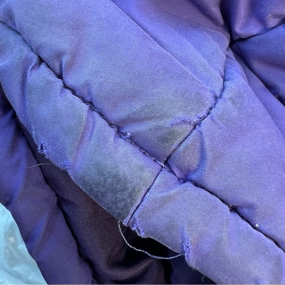 Patagonia Common Threads Girls Coat Purple Size 10 with plush Hood. - Picture 2 of 15